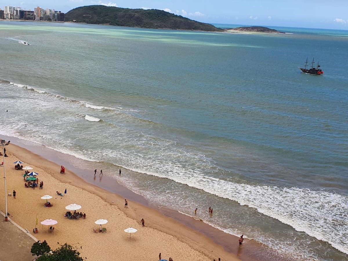 Vista Panoramica Para O Mar Da Praia Do Morro Guarapari Apartamento Exterior foto